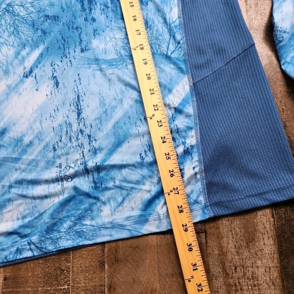 Mens Habit Real Tree size XL Long Sleeve UV Protection Fishing Outdoor Shirt - Picture 6 of 8